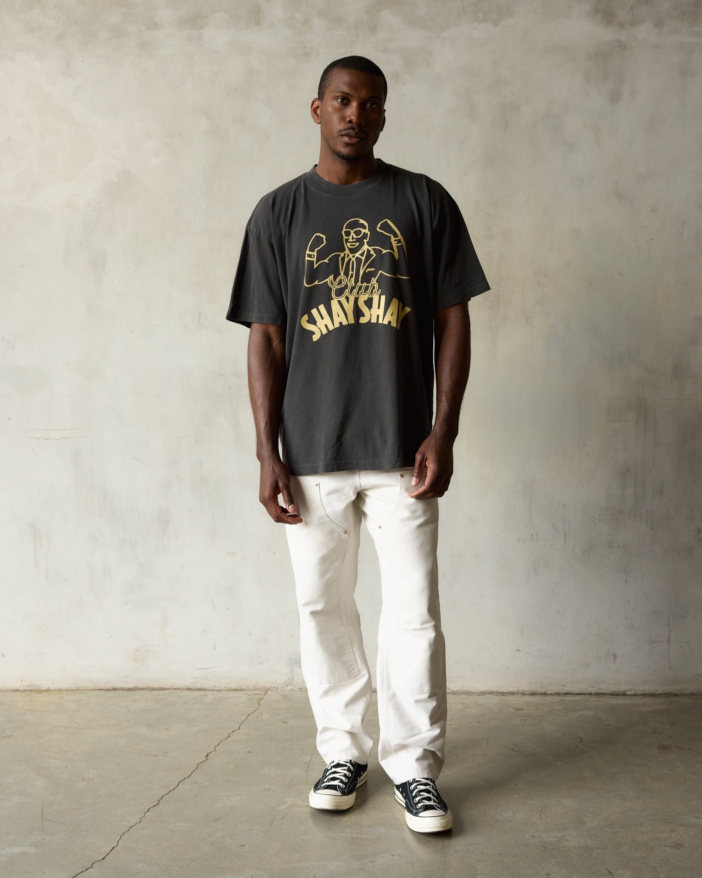 CLUB SHAY SHAY TEE // VINTAGE BLACK