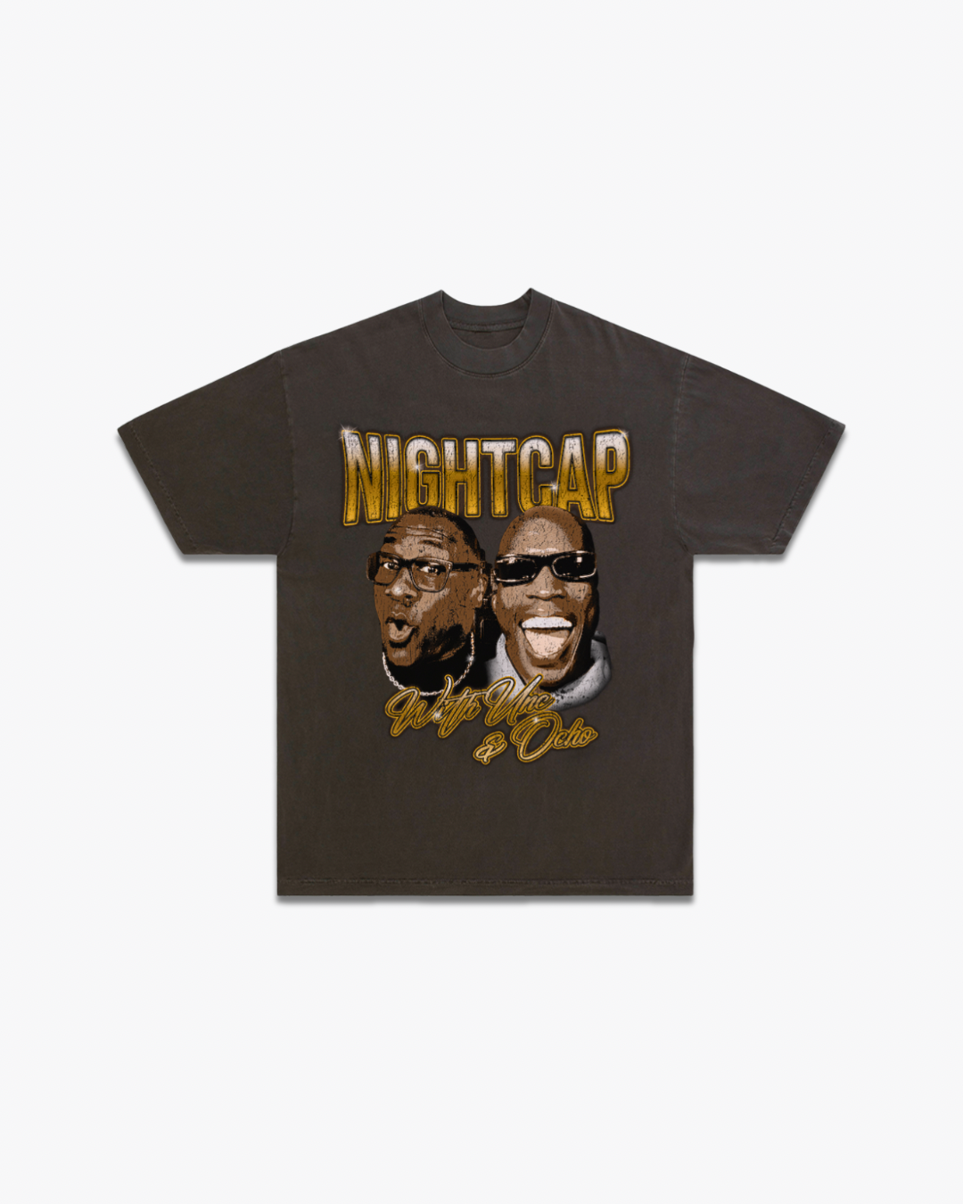 UNC & OCHO TEE // VINTAGE BLACK