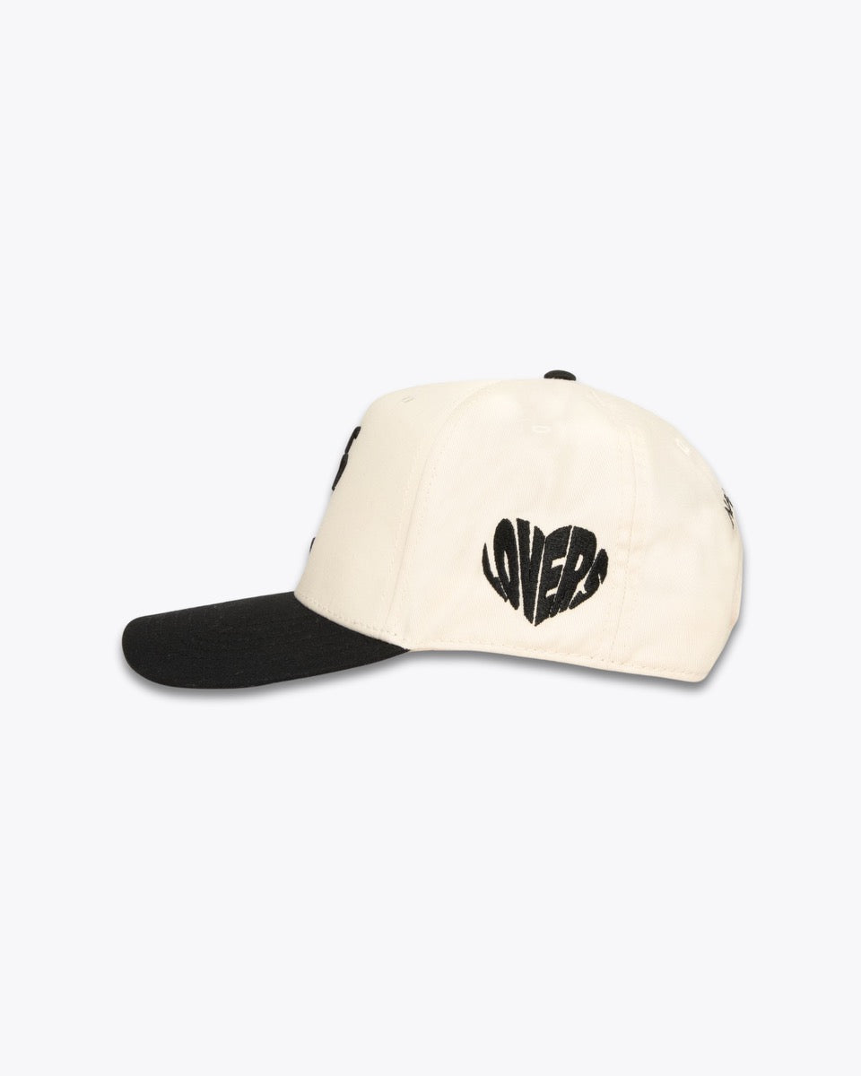 LOVERS HAT // NATURAL/BLACK