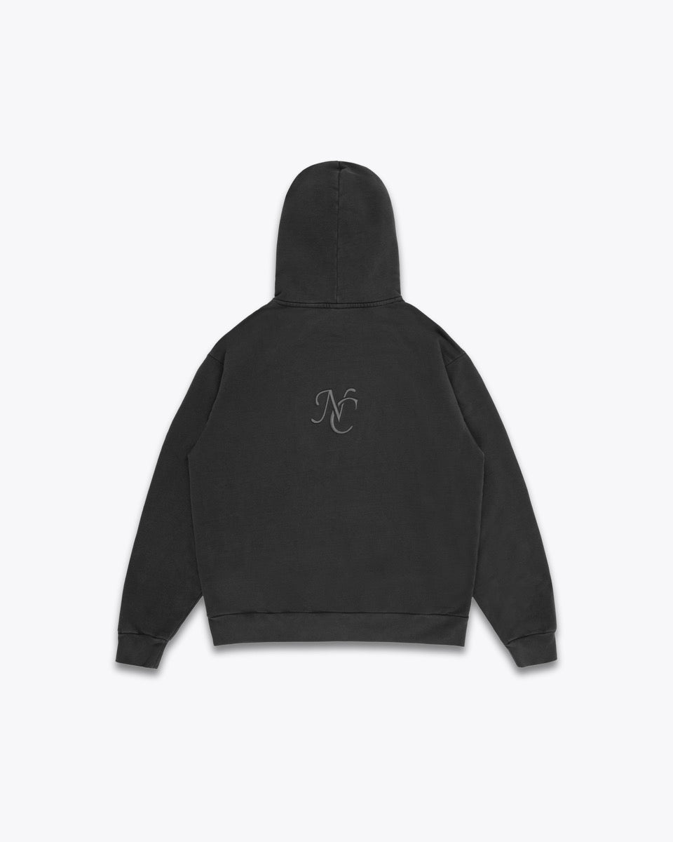 LOVERS HOODIE // VINTAGE BLACK
