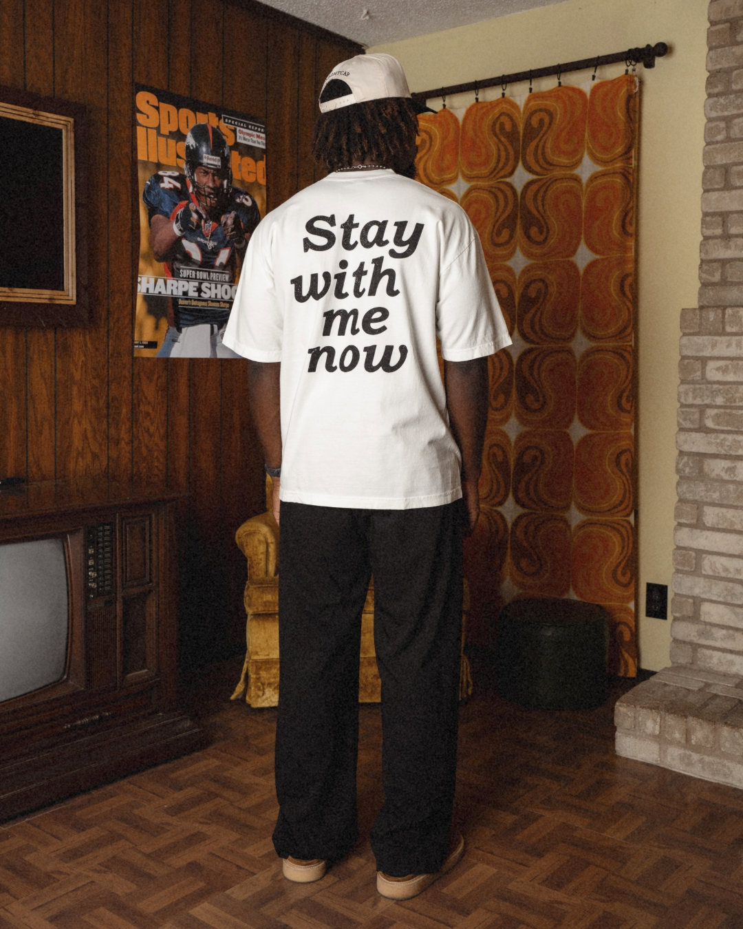 STAY WITH ME NOW TEE // VINTAGE WHITE