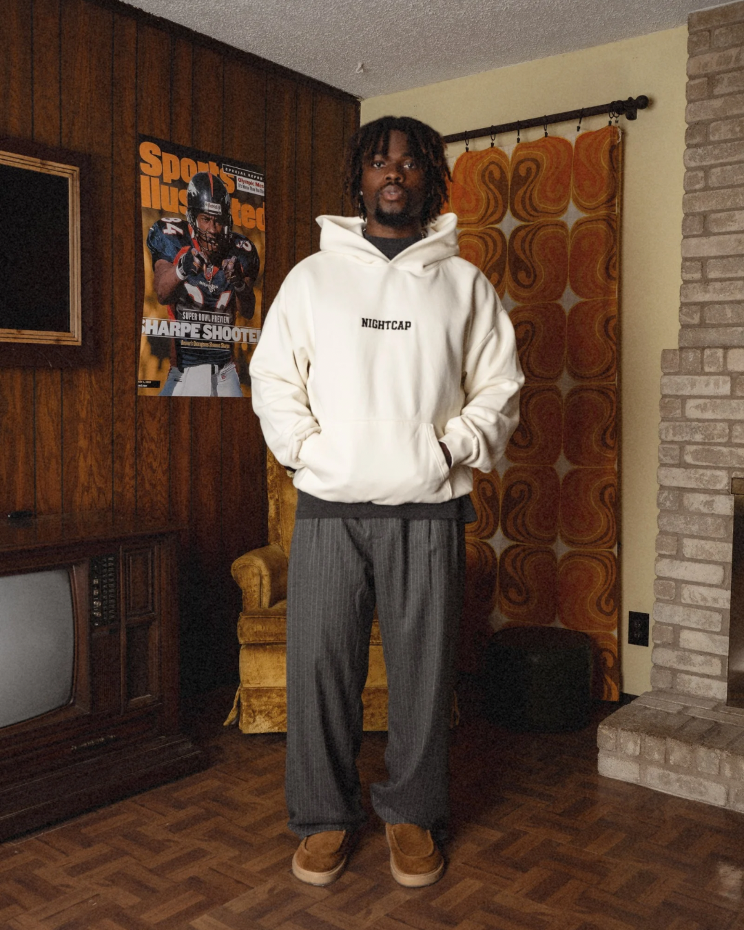 STAY WITH ME NOW HOODIE // VINTAGE WHITE