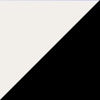 color white on vintage black