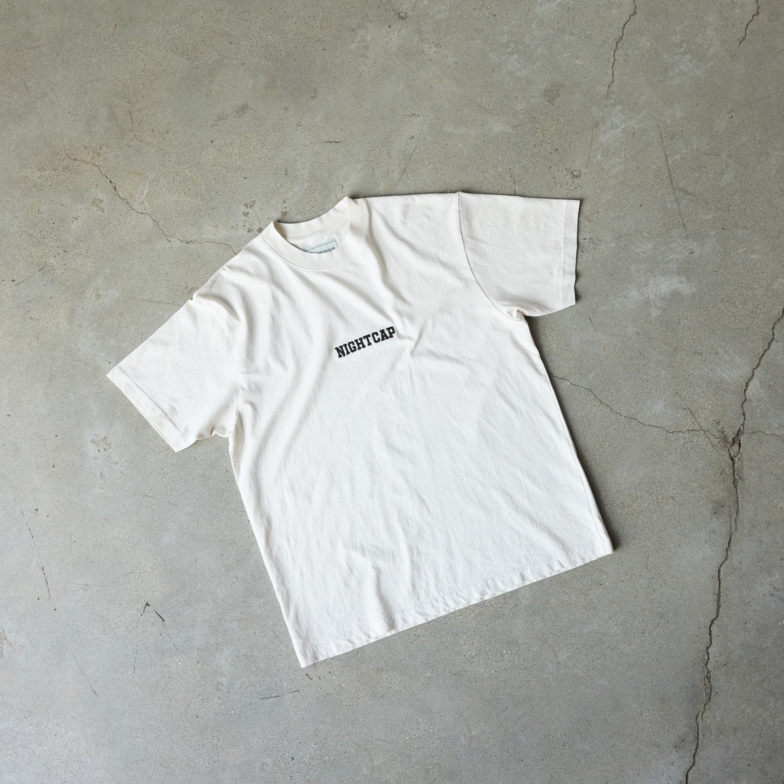 "STAY WITH ME NOW" TEE // VINTAGE WHITE