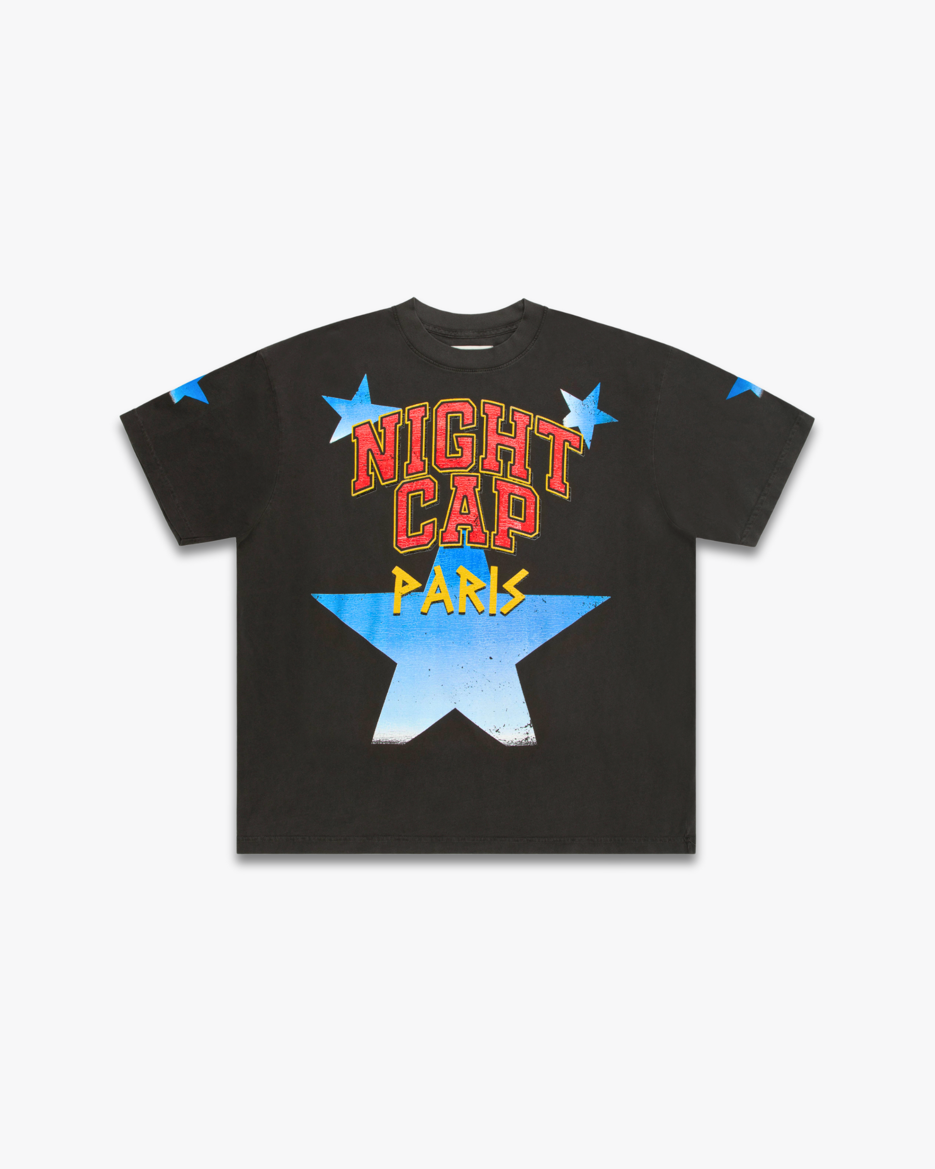 NIGHTCAP OLYMPICS TEE // VINTAGE BLACK