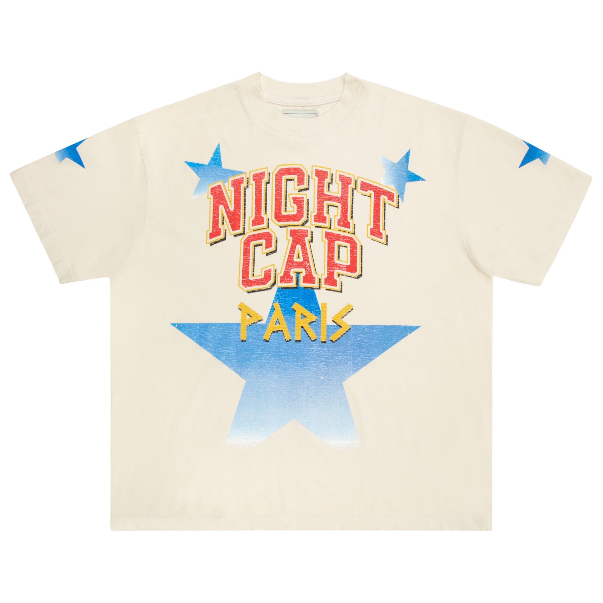 NIGHTCAP OLYMPICS TEE // VINTAGE WHITE