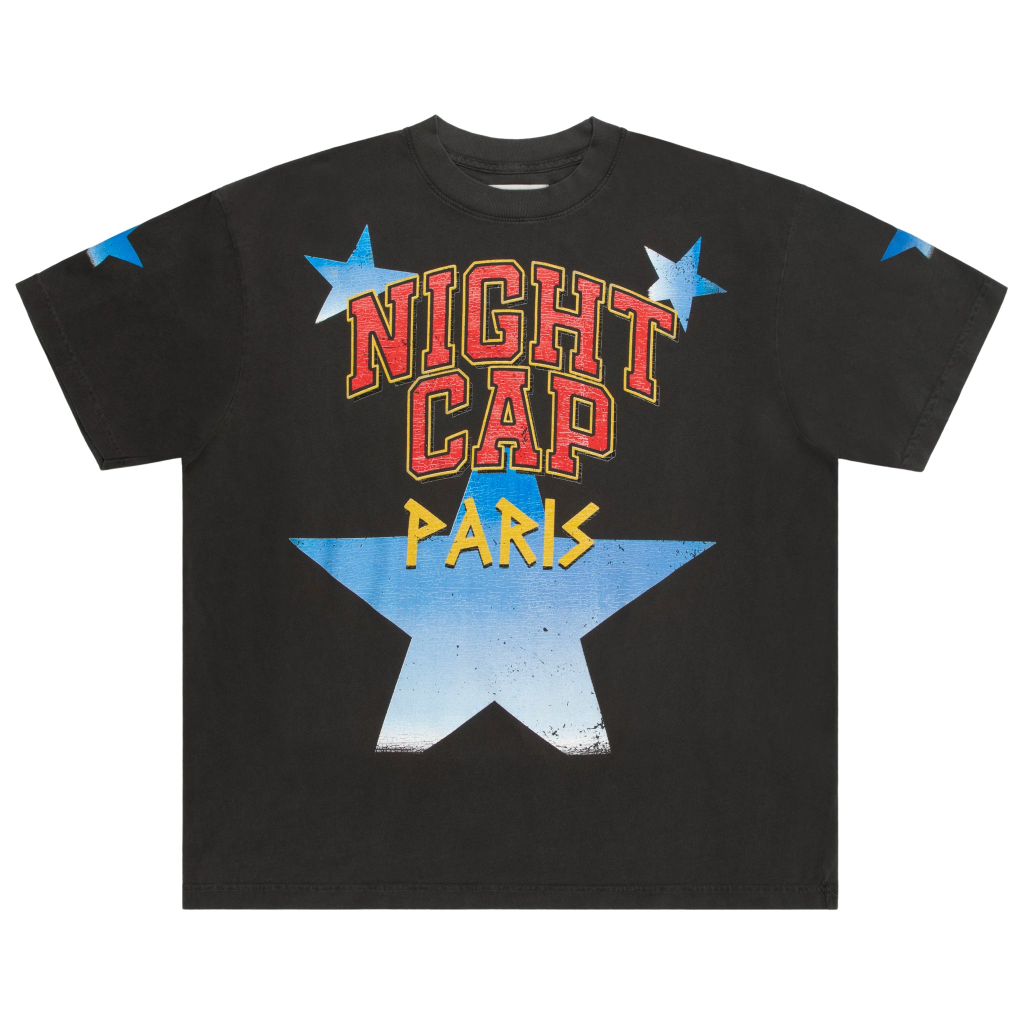 NIGHTCAP OLYMPICS TEE // VINTAGE BLACK