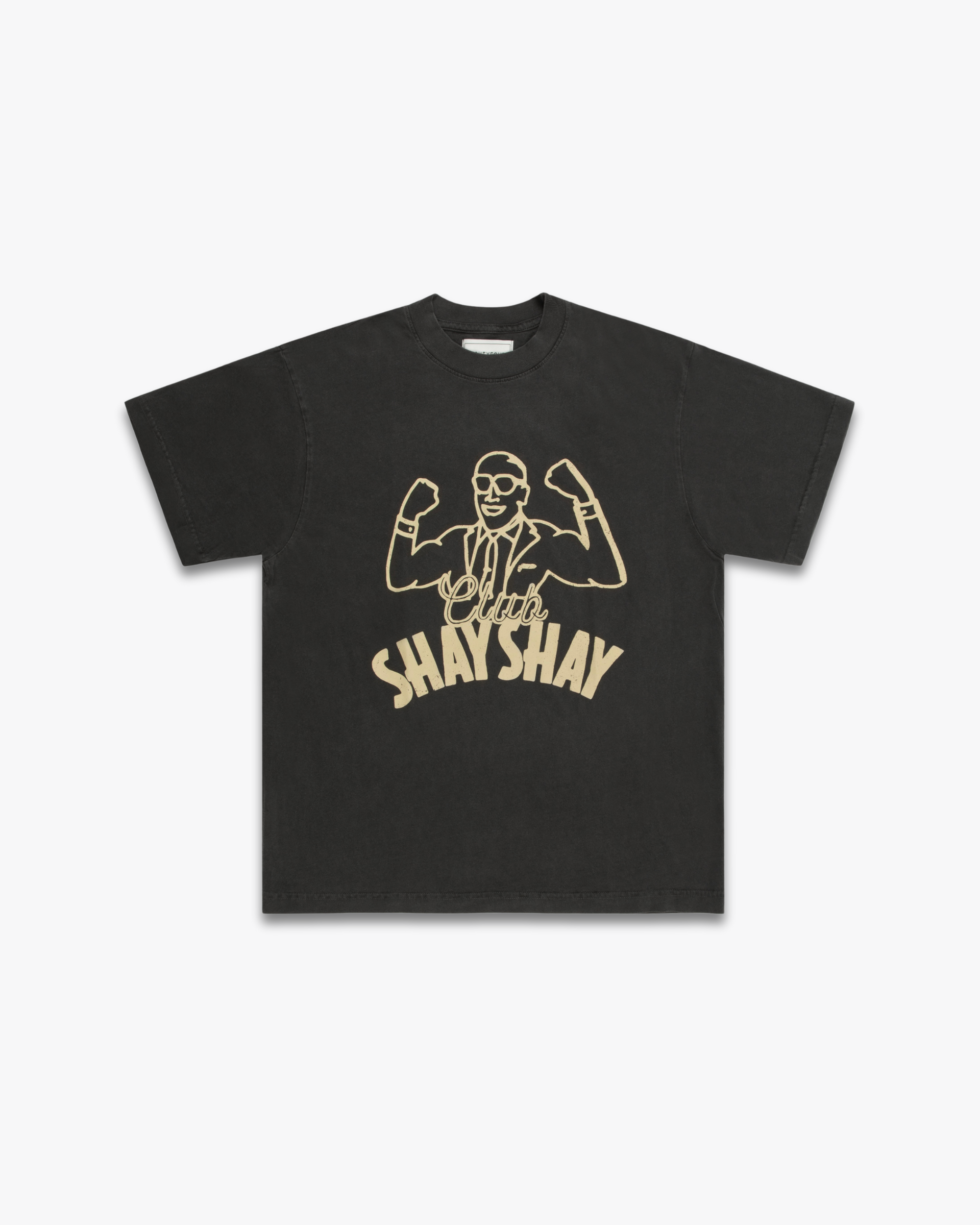 CLUB SHAY SHAY TEE // VINTAGE BLACK