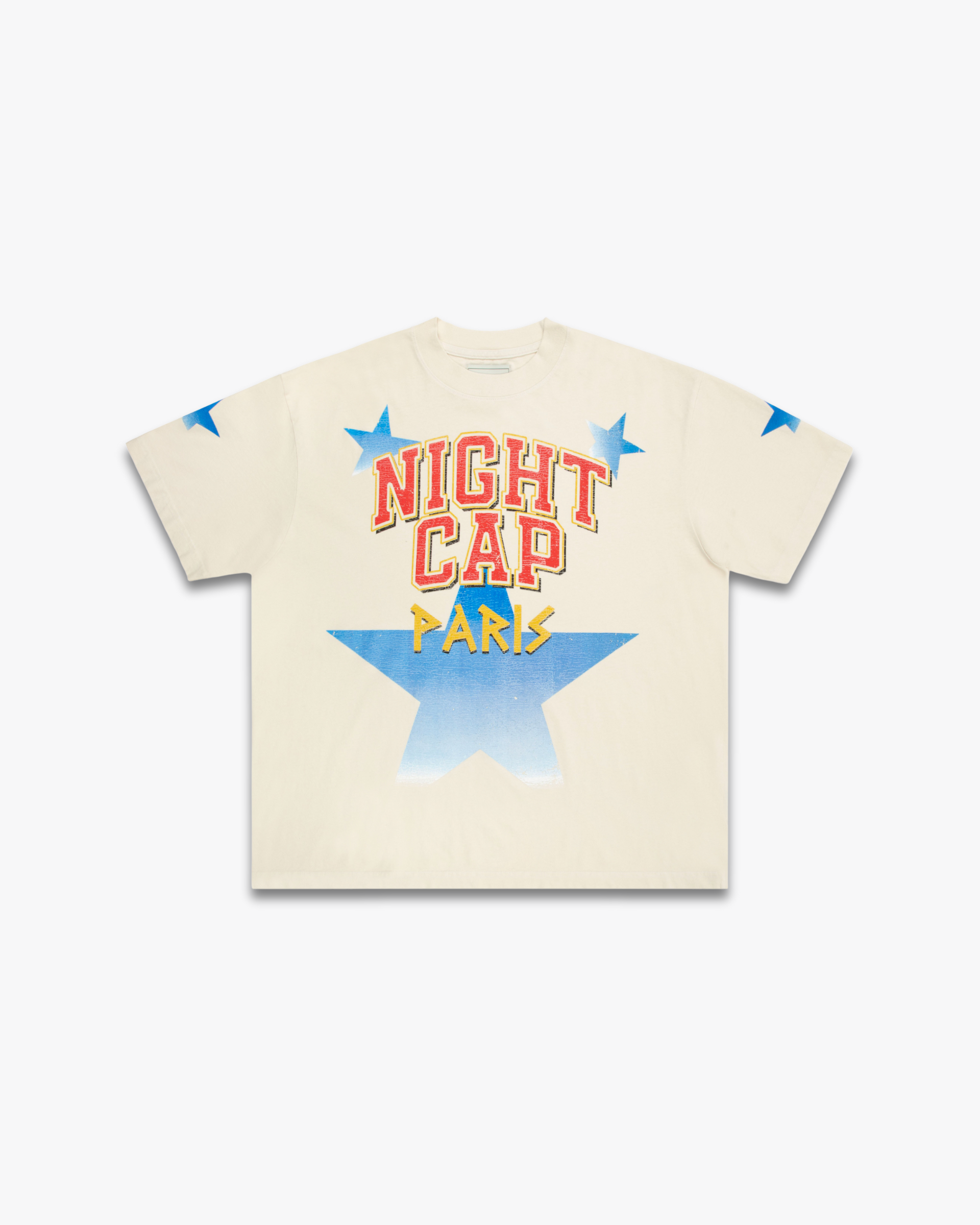 NIGHTCAP OLYMPICS TEE // VINTAGE WHITE